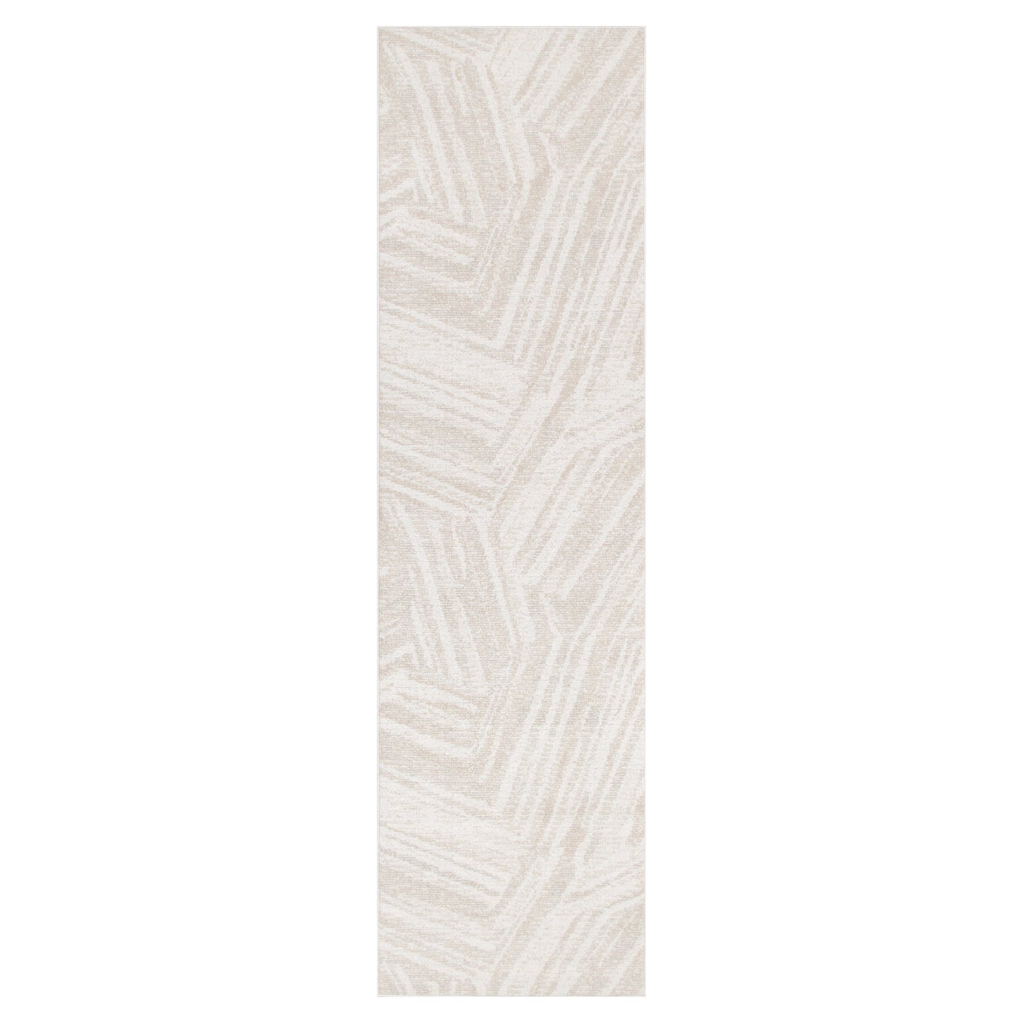 Toscana Geo Lines Beige Cream Rug - TOS1