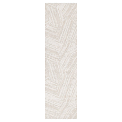 Toscana Geo Lines Beige Cream Rug - TOS1