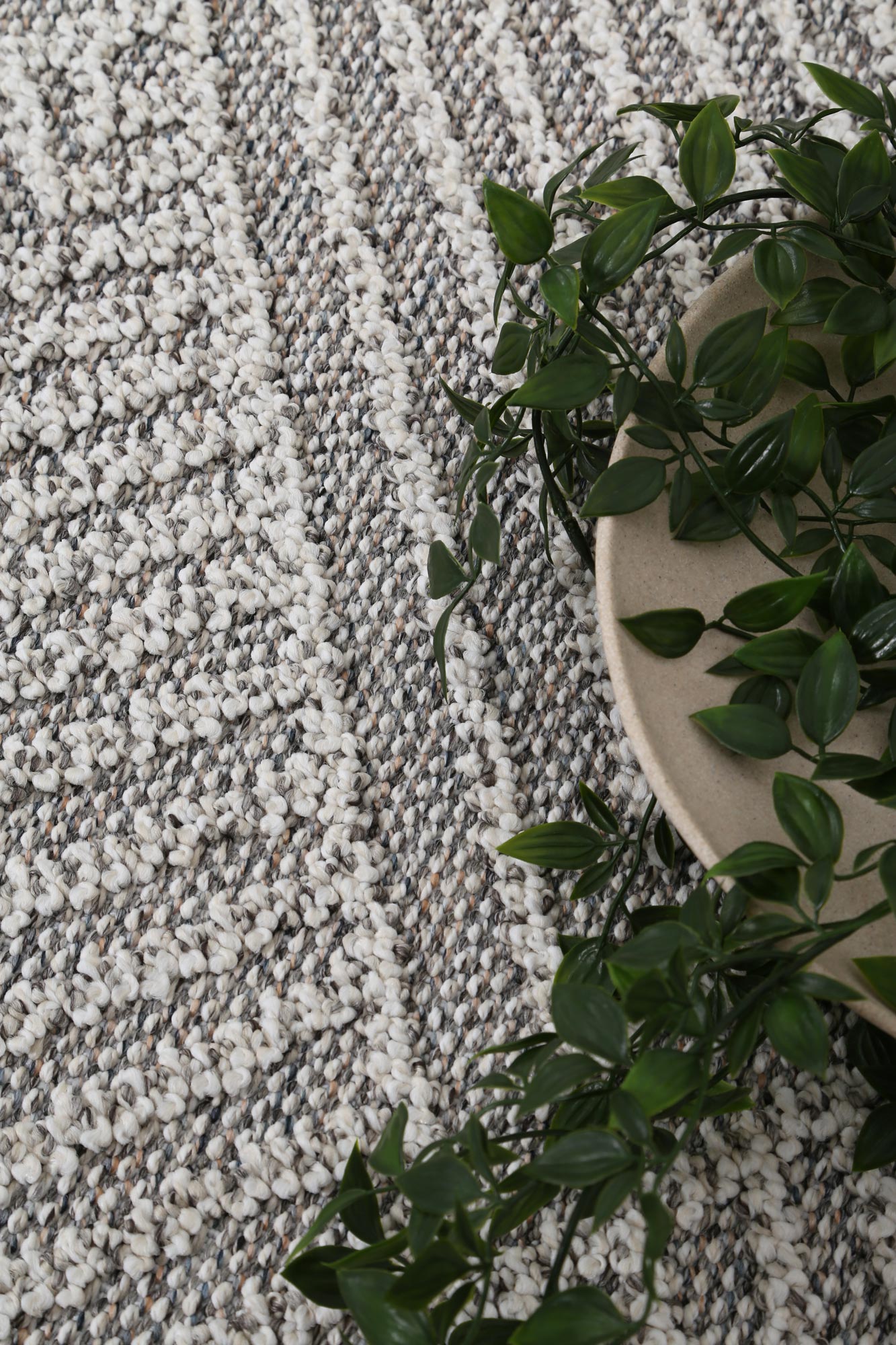 Vanuatu | Kini Geometric Flatweave Rug - Grey