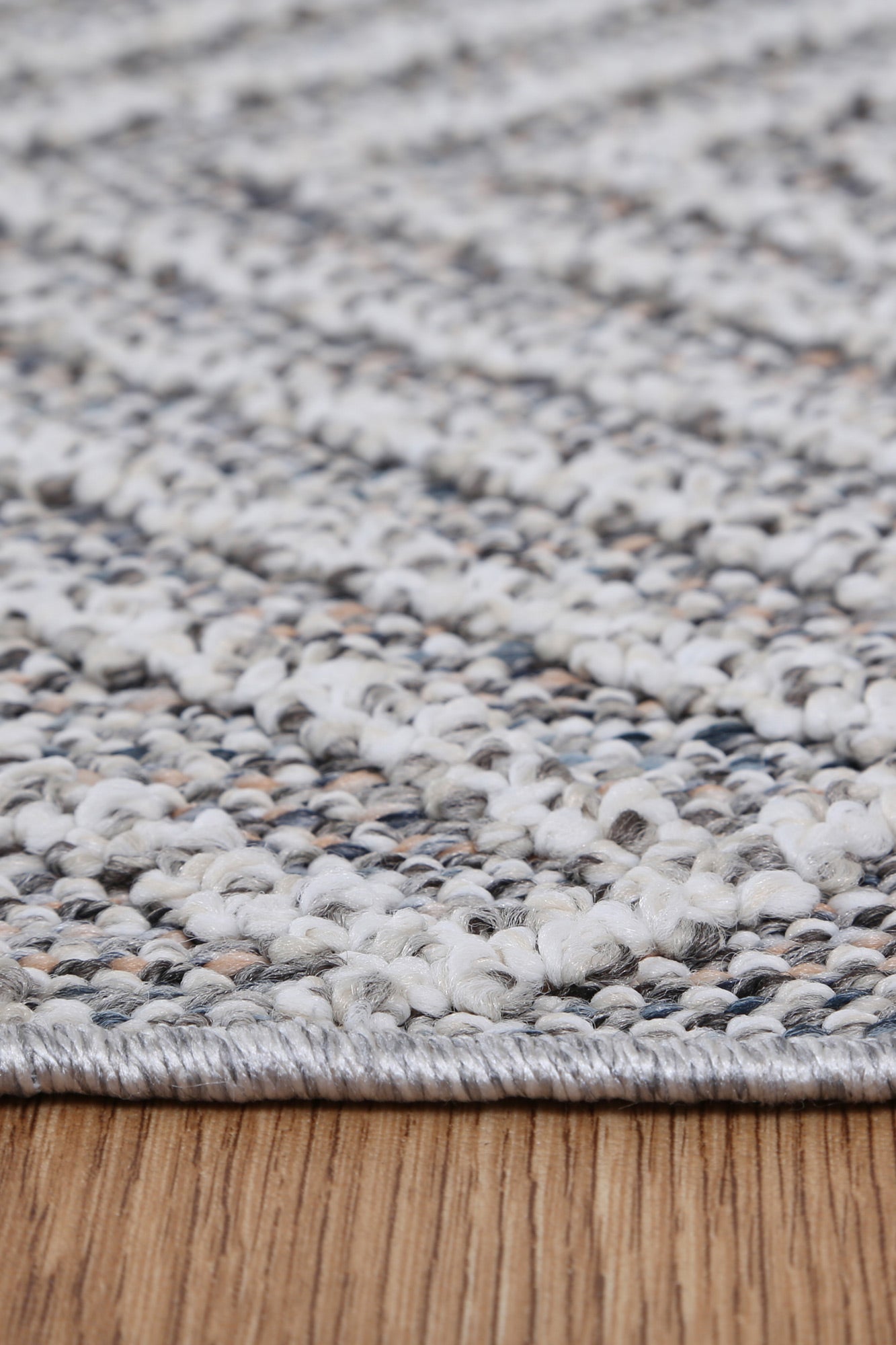 Vanuatu | Menapi Geometric Flatweave Rug - Ash Grey