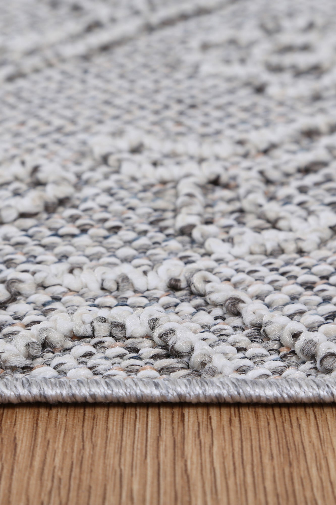 Vanuatu | Nori Tribal Flatweave Rug - Grey