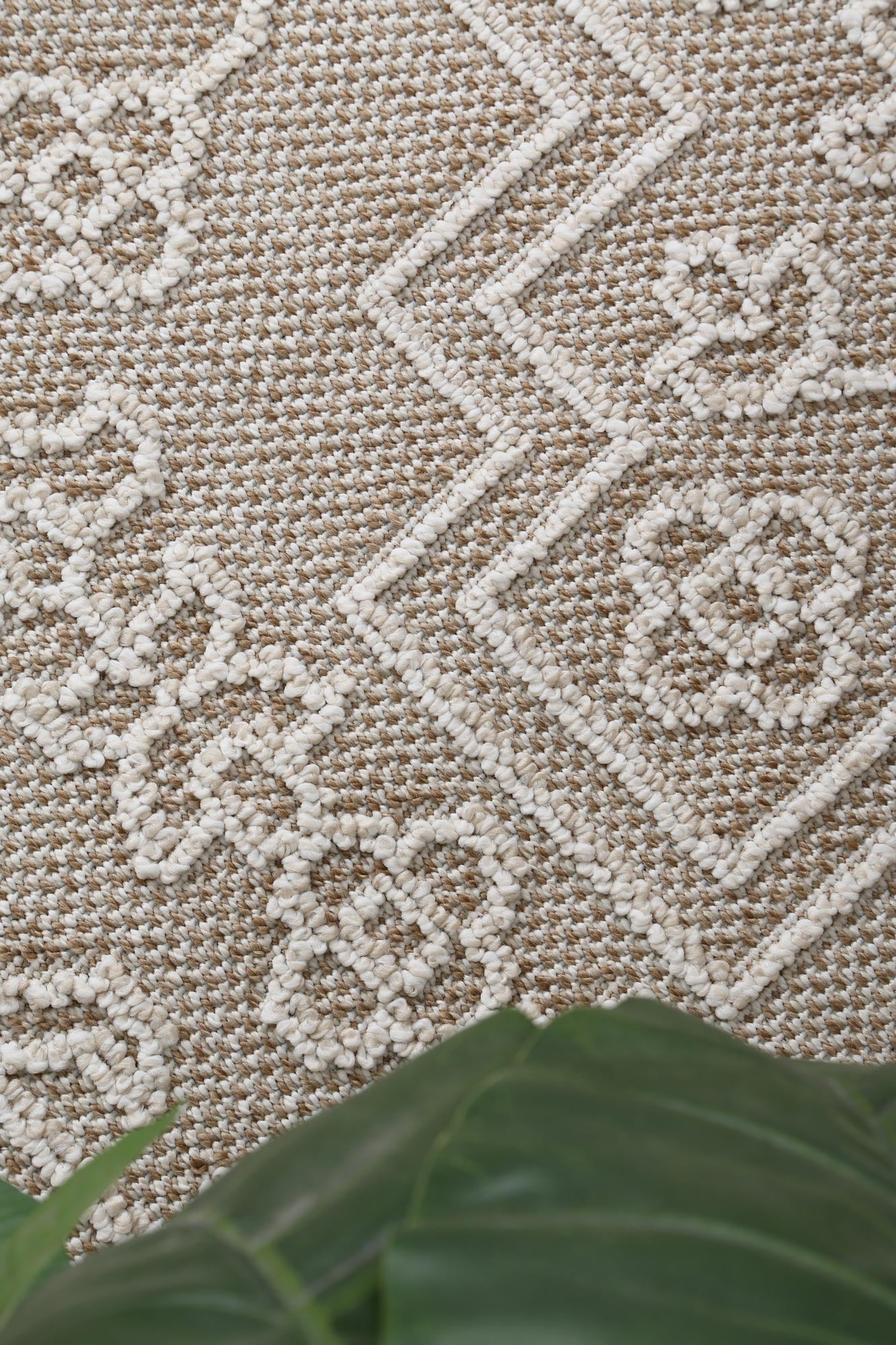 Vanuatu | Waita Tribal Flatweave Rug - Beige