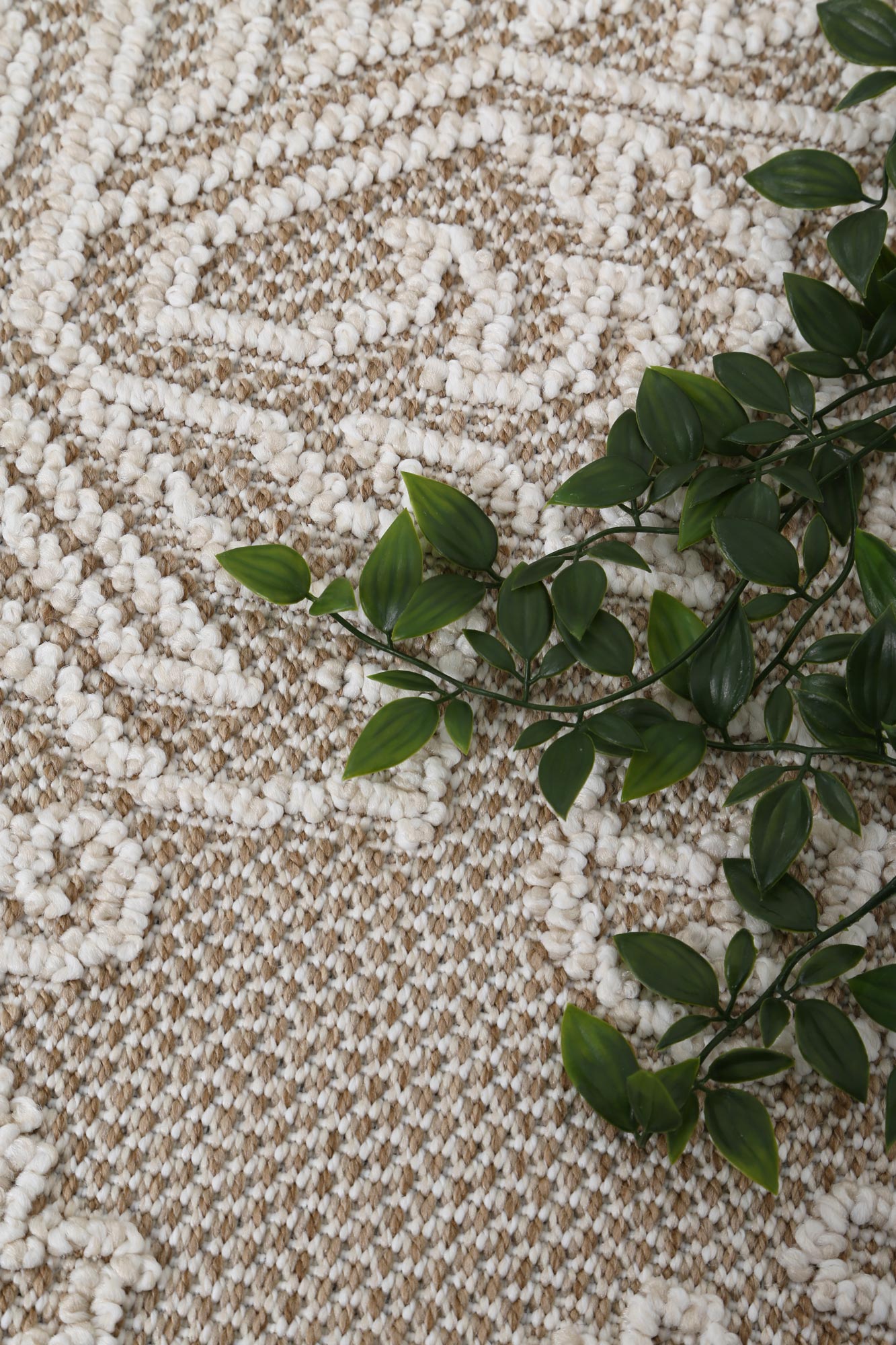 Vanuatu | Waita Tribal Flatweave Rug - Beige