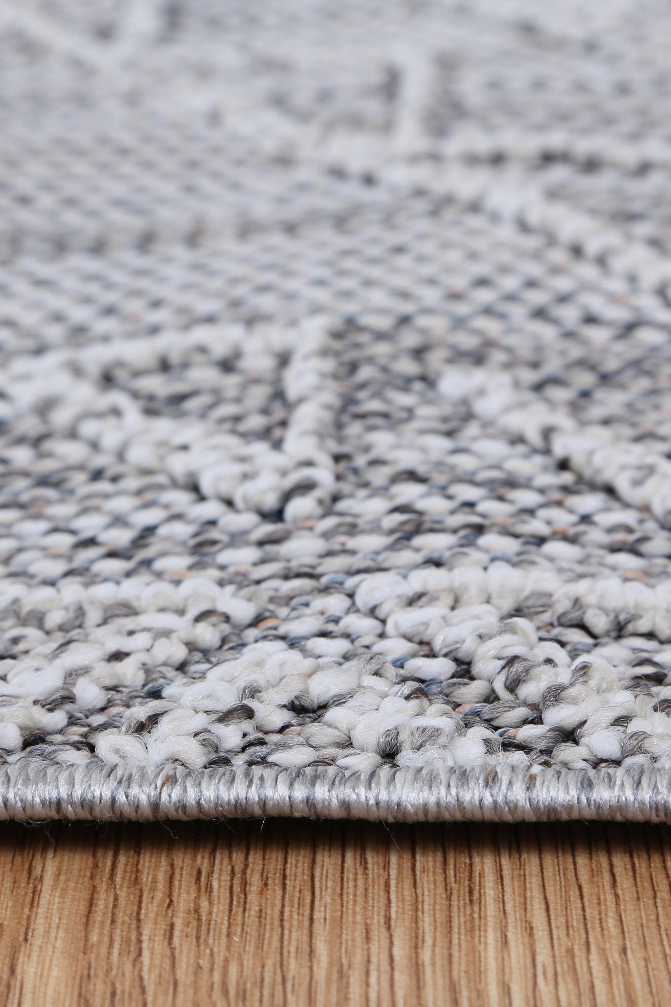 Vanuatu | Kaua Tribal Flatweave Rug - Ash Grey