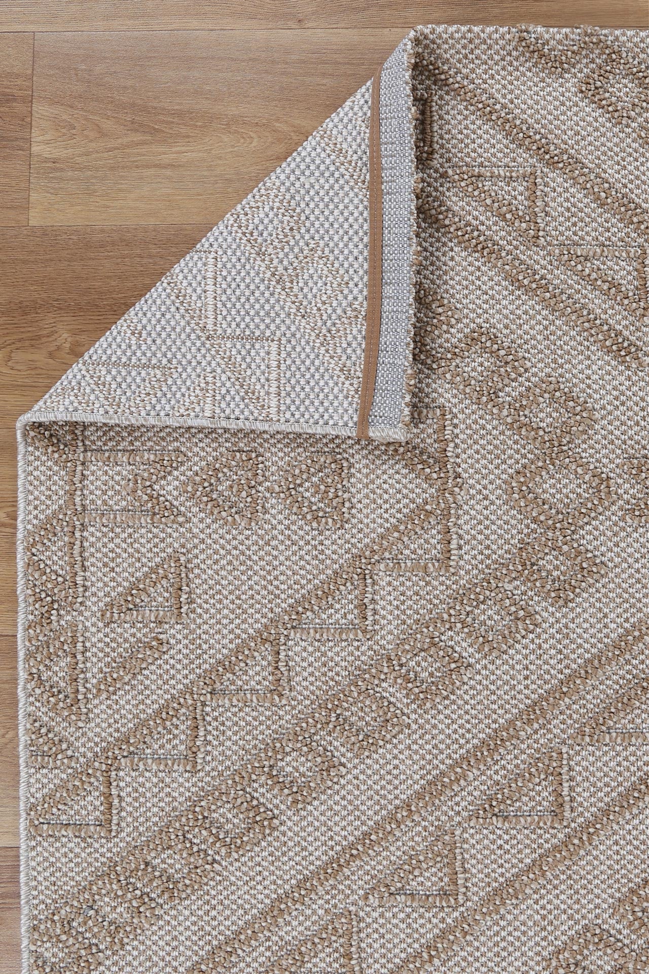 Vanuatu | Kilifa Tribal Flatweave Rug - Beige