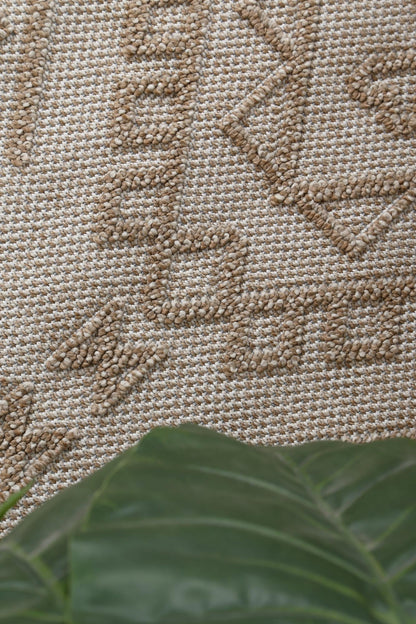 Vanuatu | Kilifa Tribal Flatweave Rug - Beige