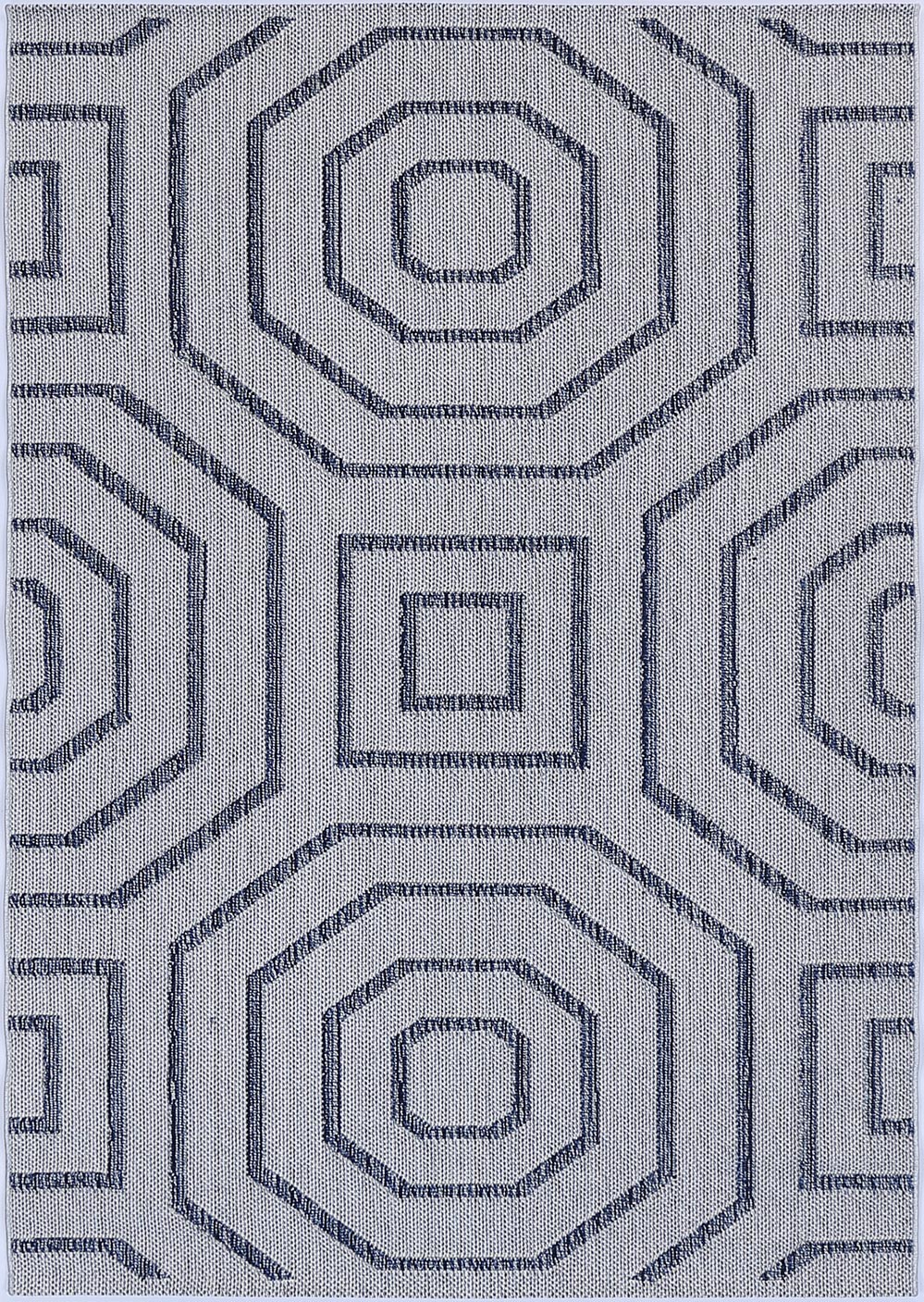 Vanuatu Hale | Geometric Flatweave Rug - Charcoal