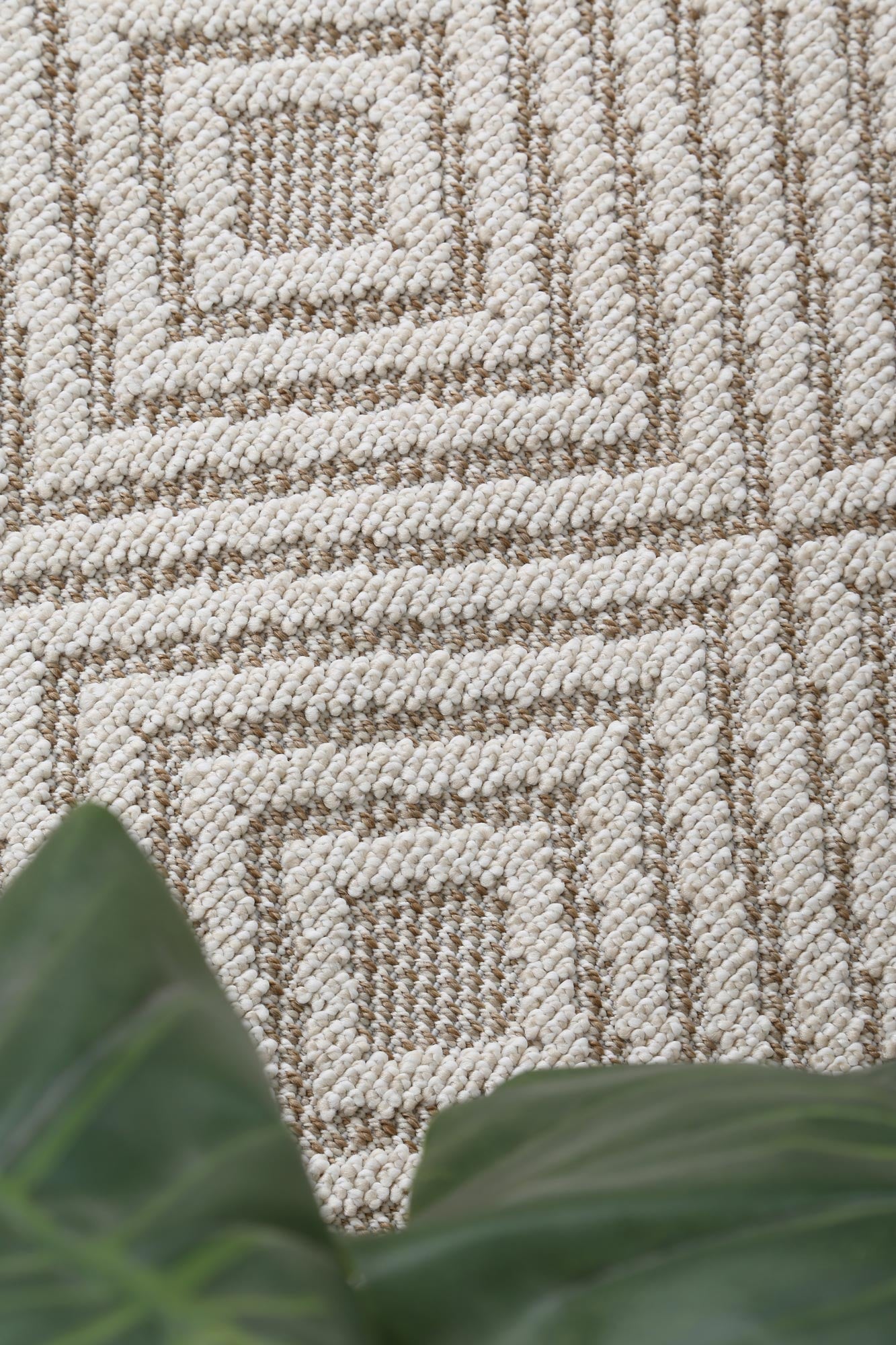 Vanuatu | Wickham Geometric Flatweave Rug - Beige