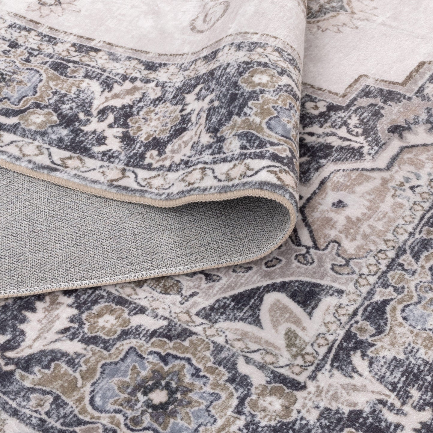 Maxwell | Transitional Machine Washable Rug - Beige