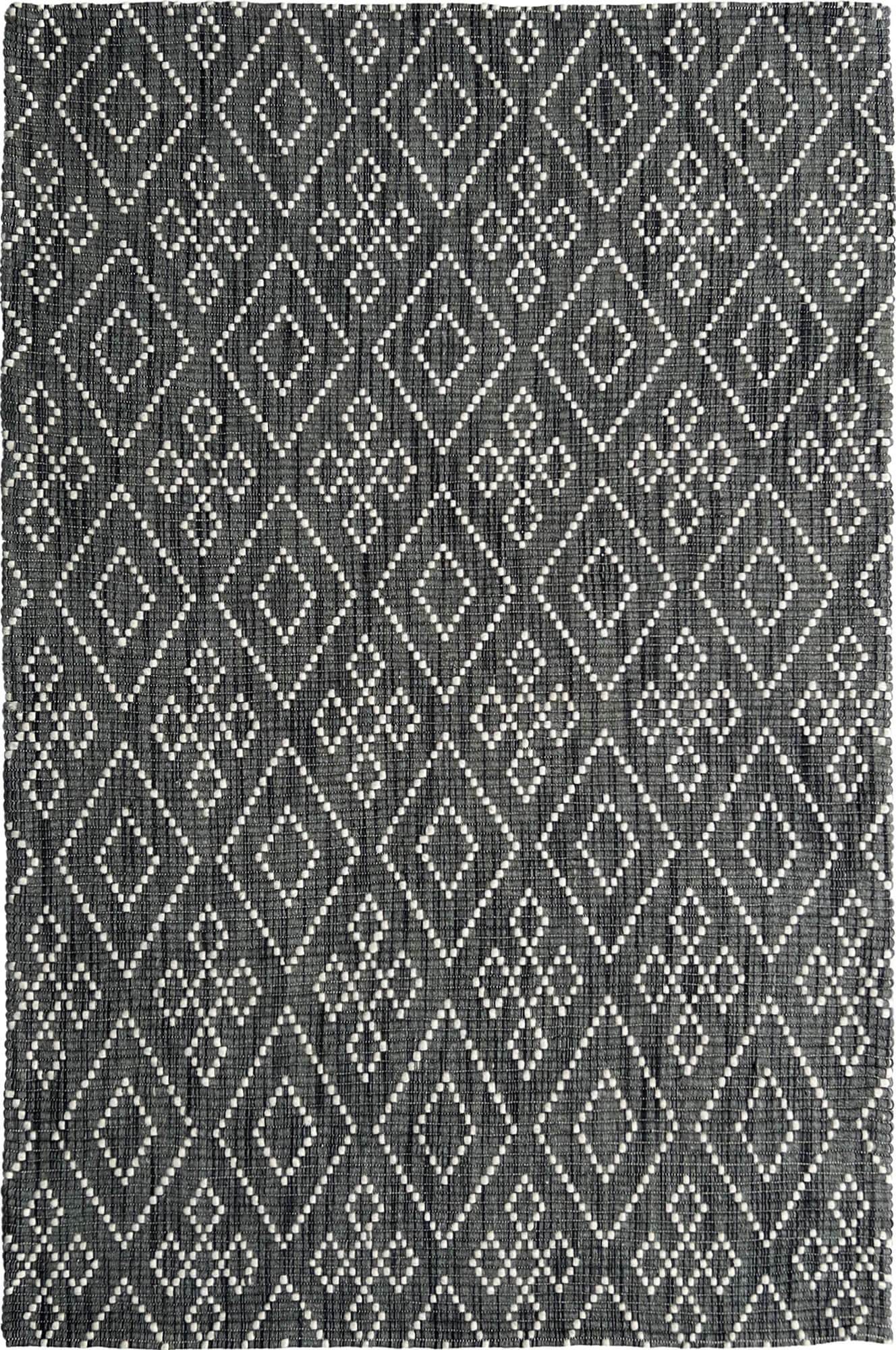 Amina | Marrakesh Wool Rug Dark Grey - Mirra Interiors