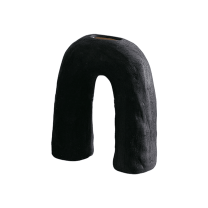 Arco | Ceramic Arch Vessel Black - Mirra Interiors
