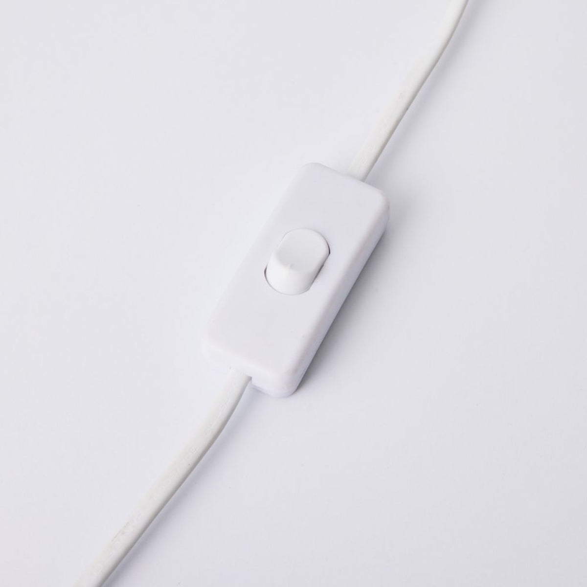 Arden white in-line switch detail