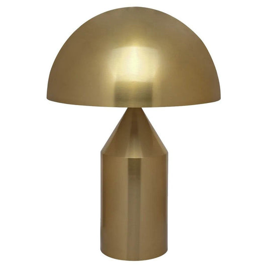 Ari Metal Dome Table Lamp in Brass | Mirra Interiors