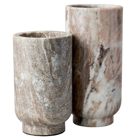 Aries Marble Vase Natural small and large