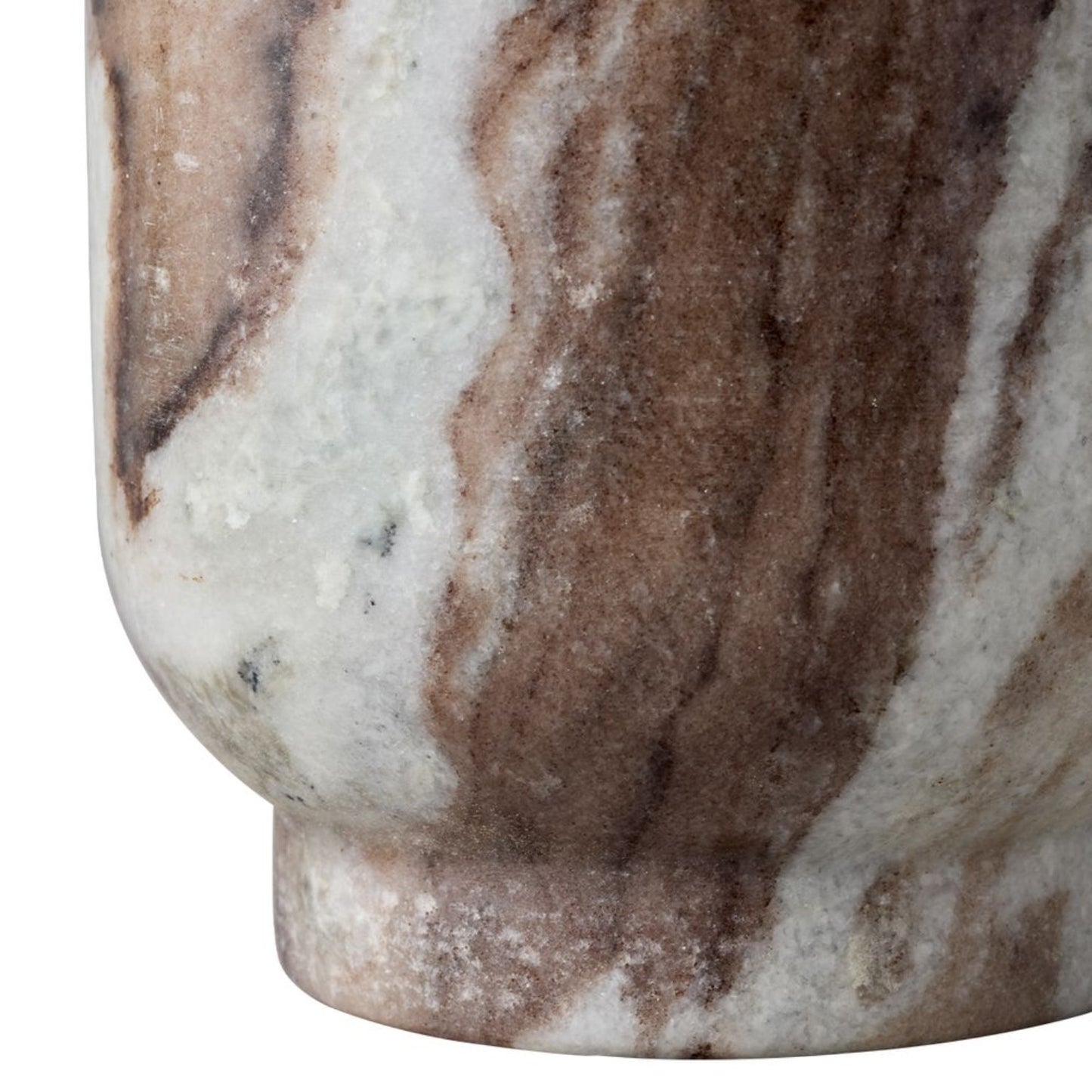 Aries Marble Vase Natural base detail
