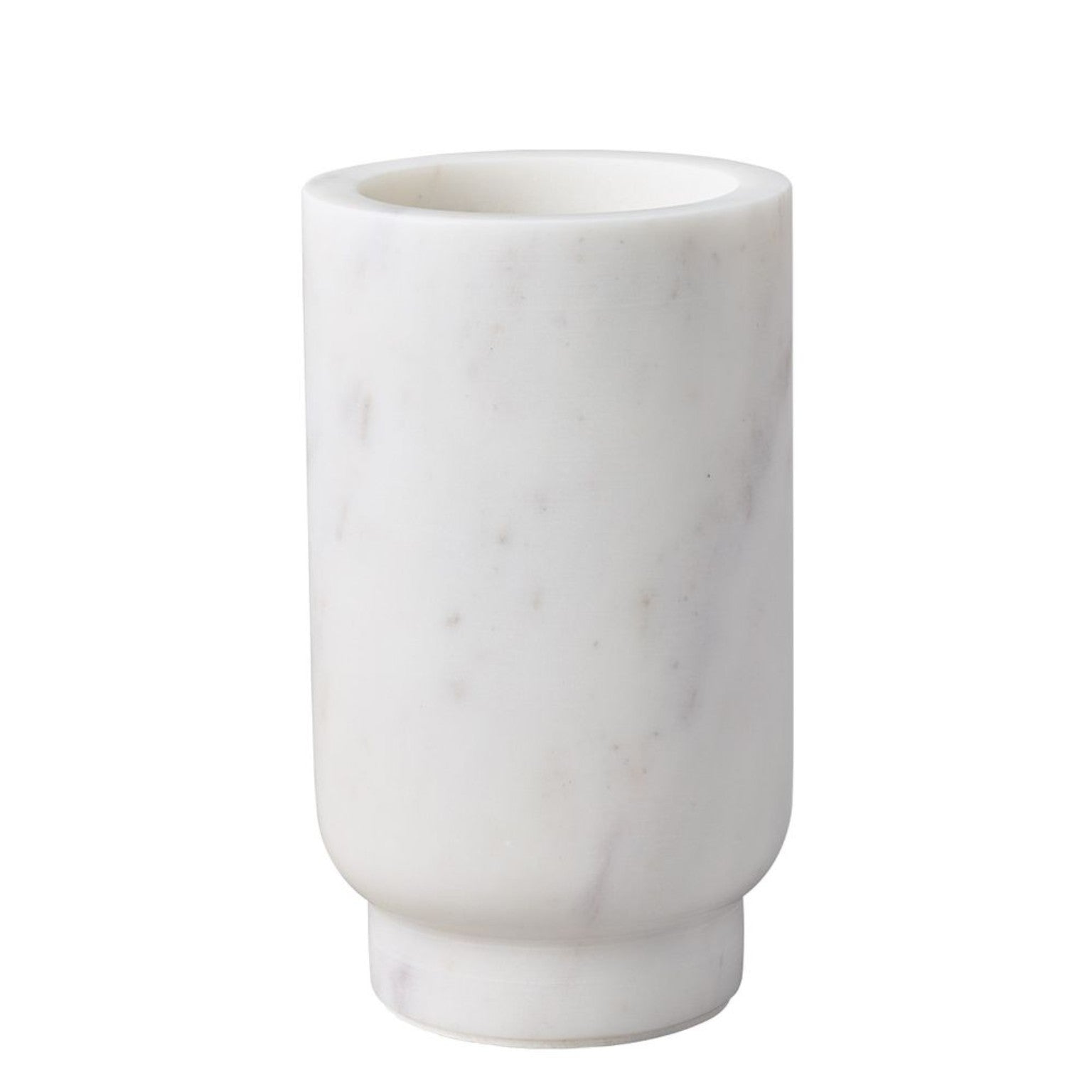 Aries Marble Vase small white marble