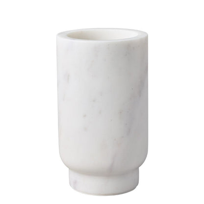 Aries Marble Vase small white marble