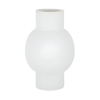 Artemis II | Ceramic Belly Vase White - Mirra Interiors