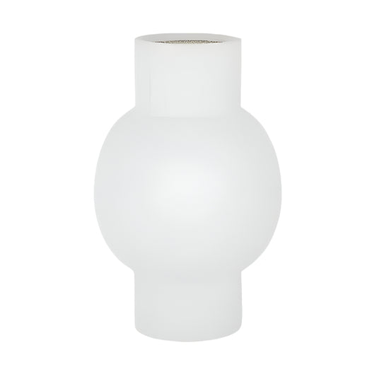 Artemis II | Ceramic Belly Vase White - Mirra Interiors