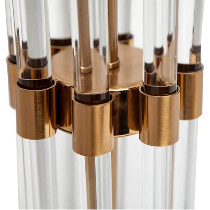 Astrid | Marble & Glass Table Lamp Brass - Mirra Interiors