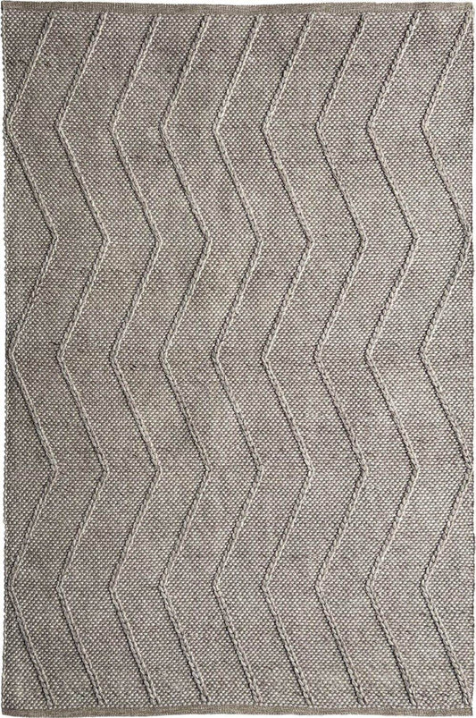 Athena | Chevron Wool Rug Beige - Mirra Interiors