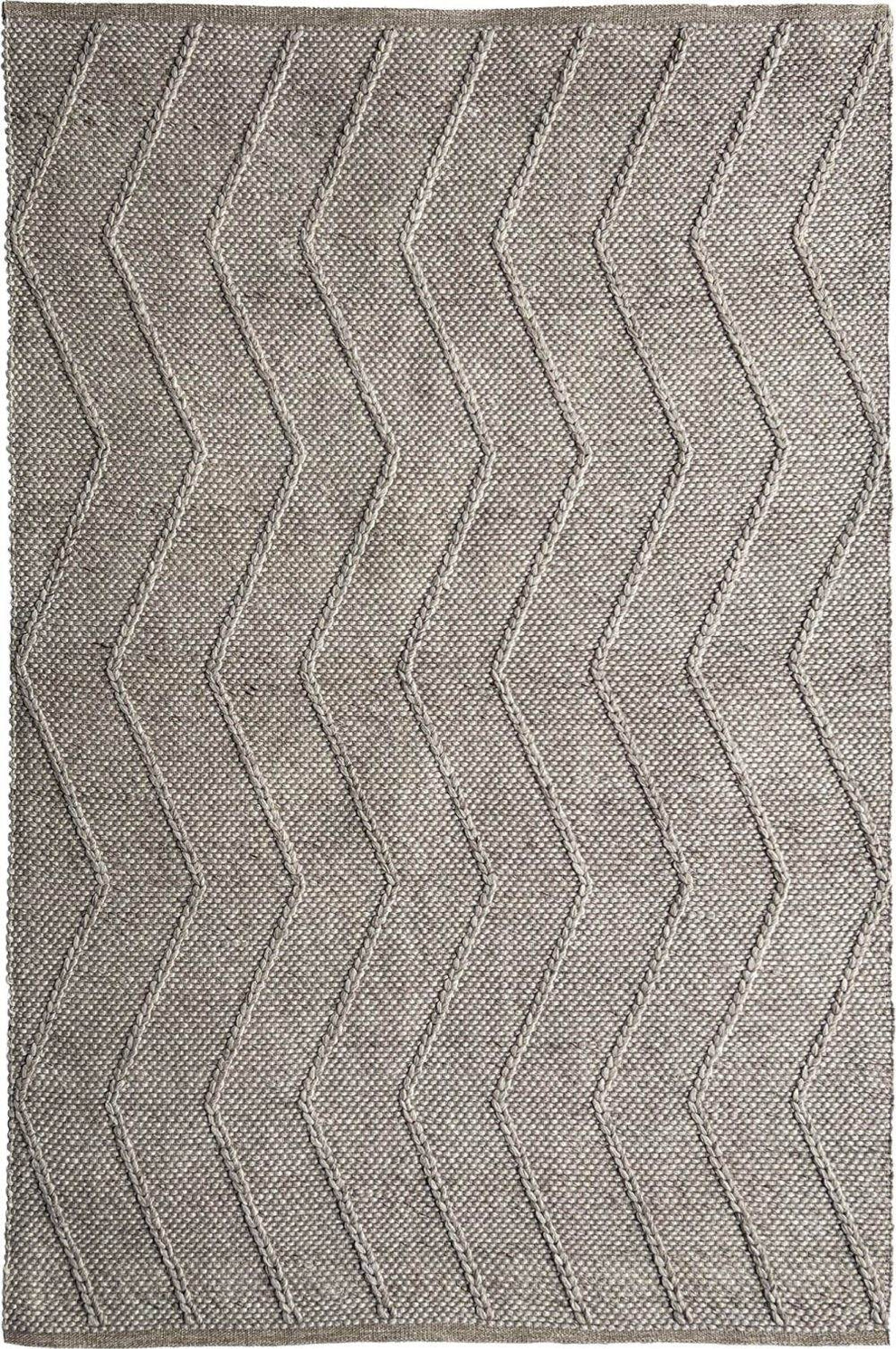 Athena | Chevron Wool Rug Beige | Mirra Interiors