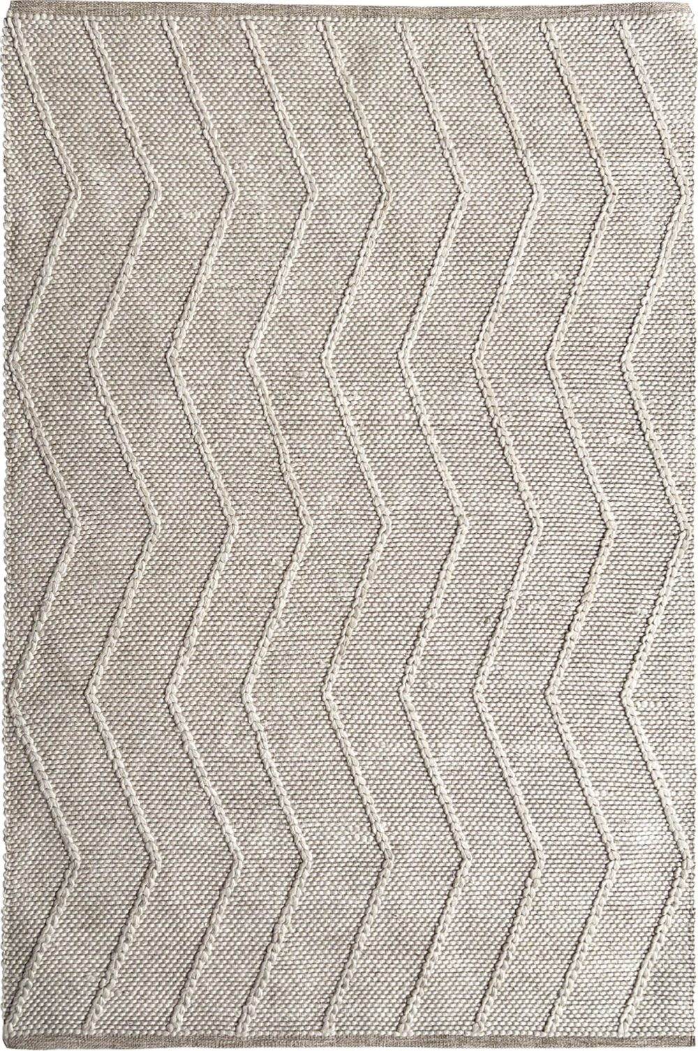 Athena | Chevron Wool Rug Cream - Mirra Interiors