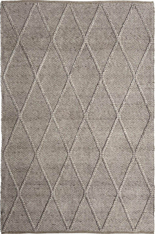 Athena | Diamond Wool Rug Beige - Mirra Interiors