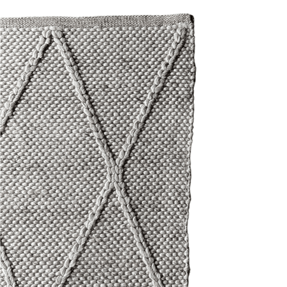 Athena | Diamond Wool Rug Beige - Mirra Interiors