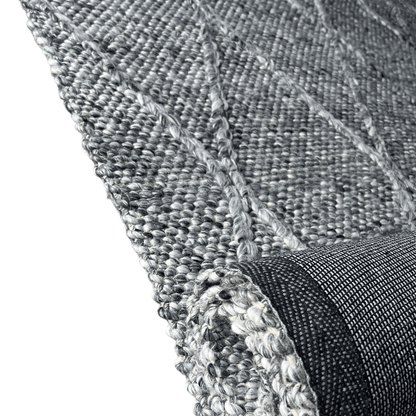 Athena | Diamond Wool Rug Dark Grey - Mirra Interiors