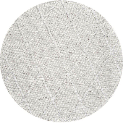 Athena | Diamond Wool Rug Light Beige - Mirra Interiors