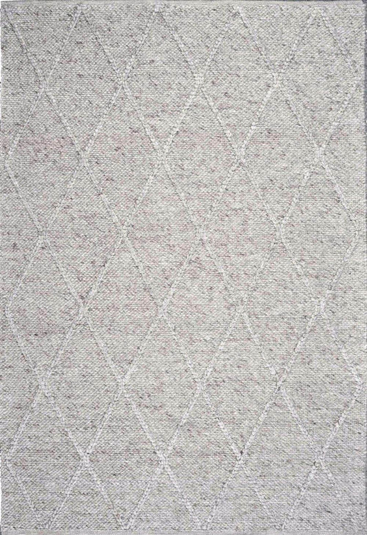 Athena | Diamond Wool Rug Light Beige - Mirra Interiors