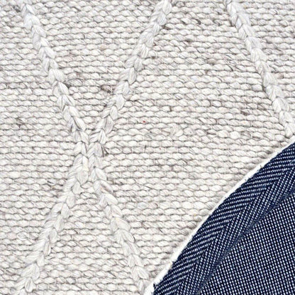Athena | Diamond Wool Rug Light Beige - Mirra Interiors