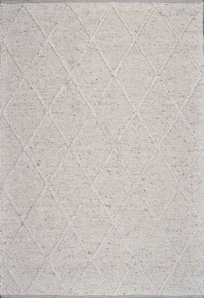 Athena | Diamond Wool Rug Natural - Mirra Interiors