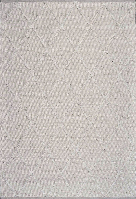 Athena | Diamond Wool Rug Natural - Mirra Interiors