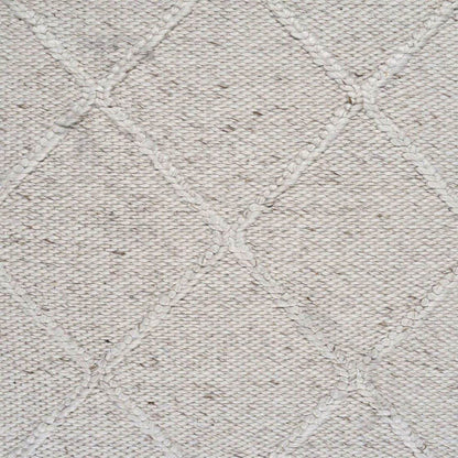 Athena | Diamond Wool Rug Natural - Mirra Interiors