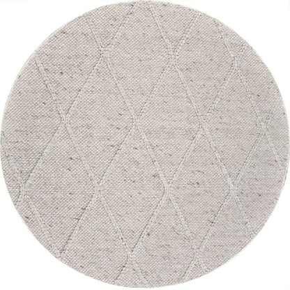 Athena | Diamond Wool Rug Natural - Mirra Interiors