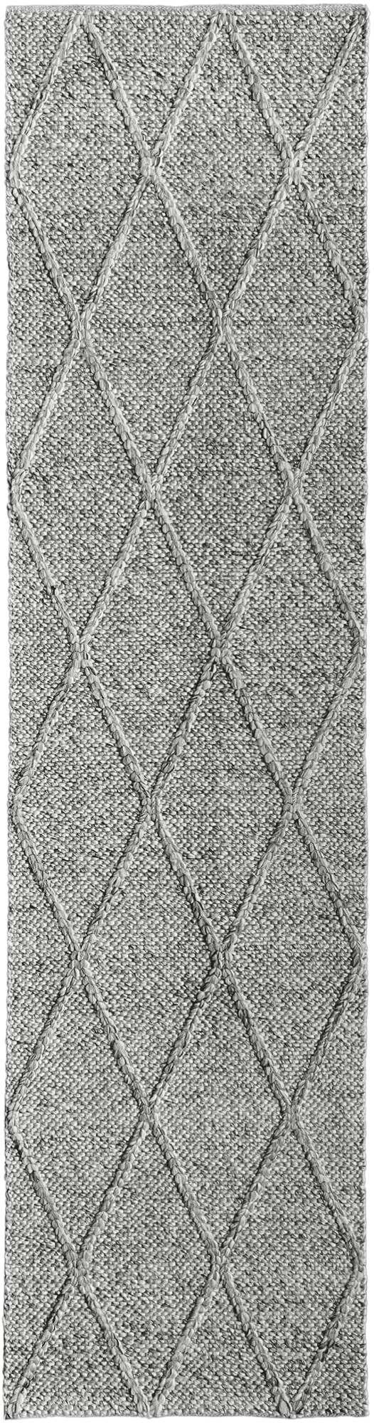 Athena | Diamond Wool Rug Spotted Grey - Mirra Interiors