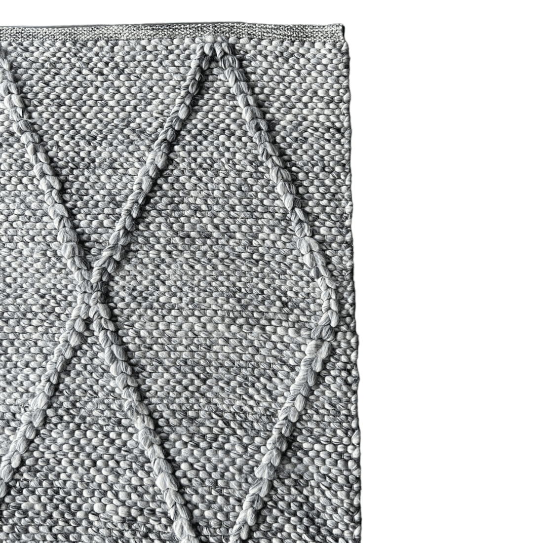 Athena | Diamond Wool Rug Spotted Grey - Mirra Interiors