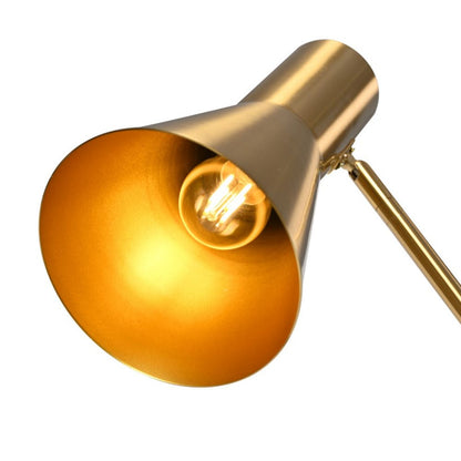 Auden task lamp gold-toned shade interior detail