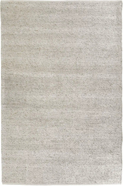 Ellis | Minimal Wool Weave Rug - Beige