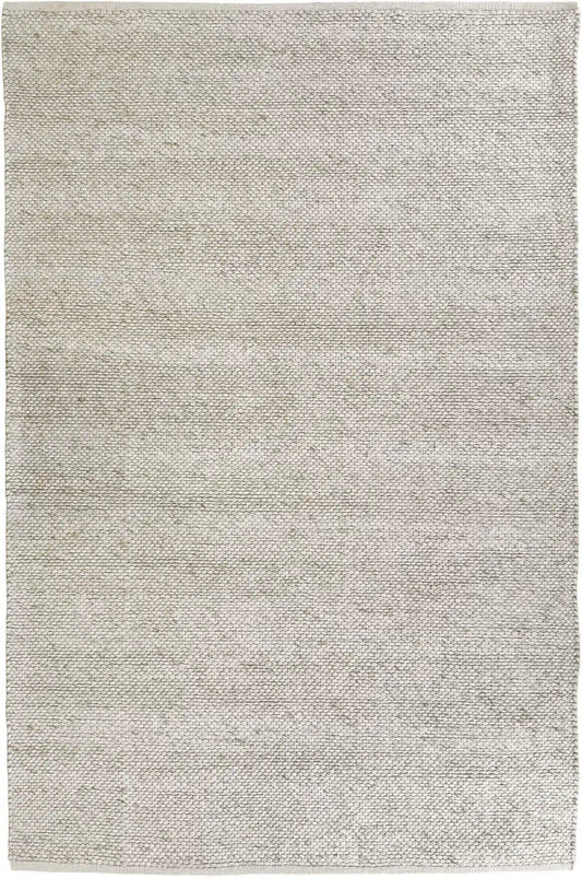 Ellis | Minimal Wool Weave Rug - Beige