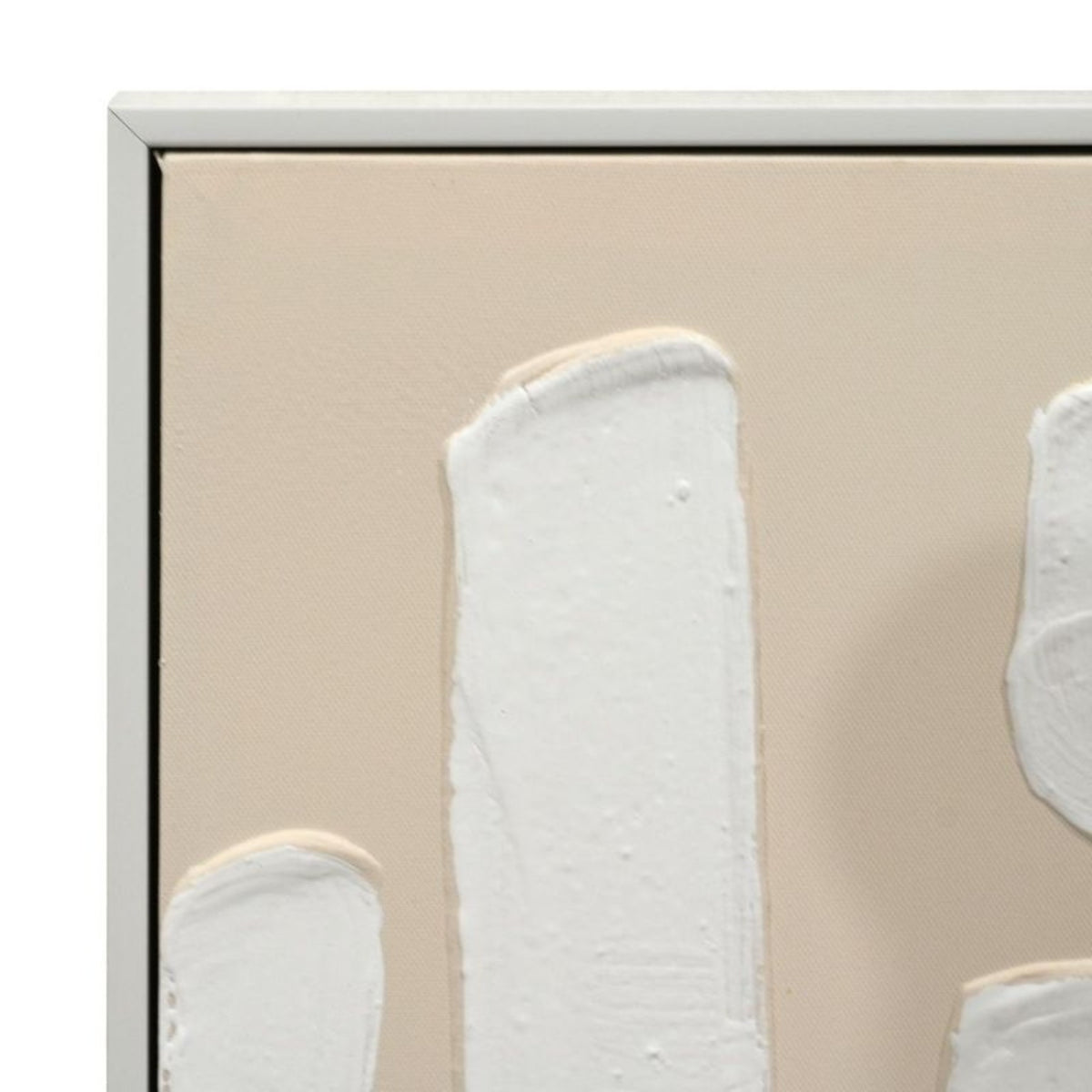 Aureus I white impasto and frame detail