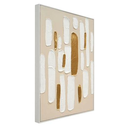 Aureus II white framed canvas angled view