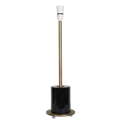 Cassian marble base and antique brass stem detail