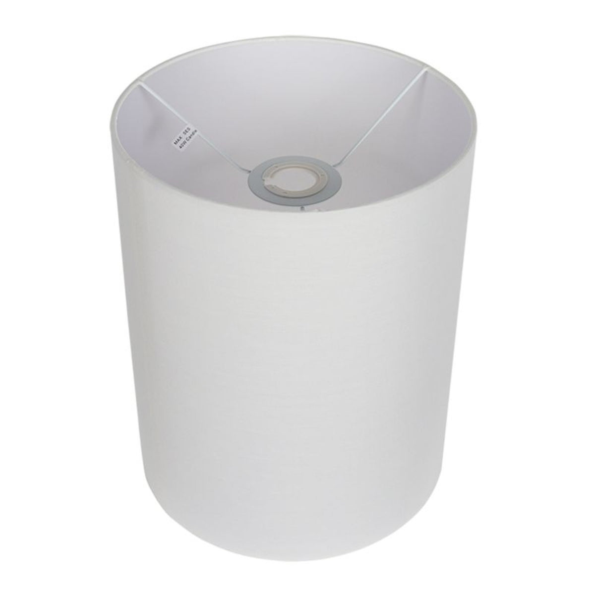 Cassian white drum shade detail