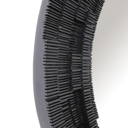 Dunbar textured matte black frame detail