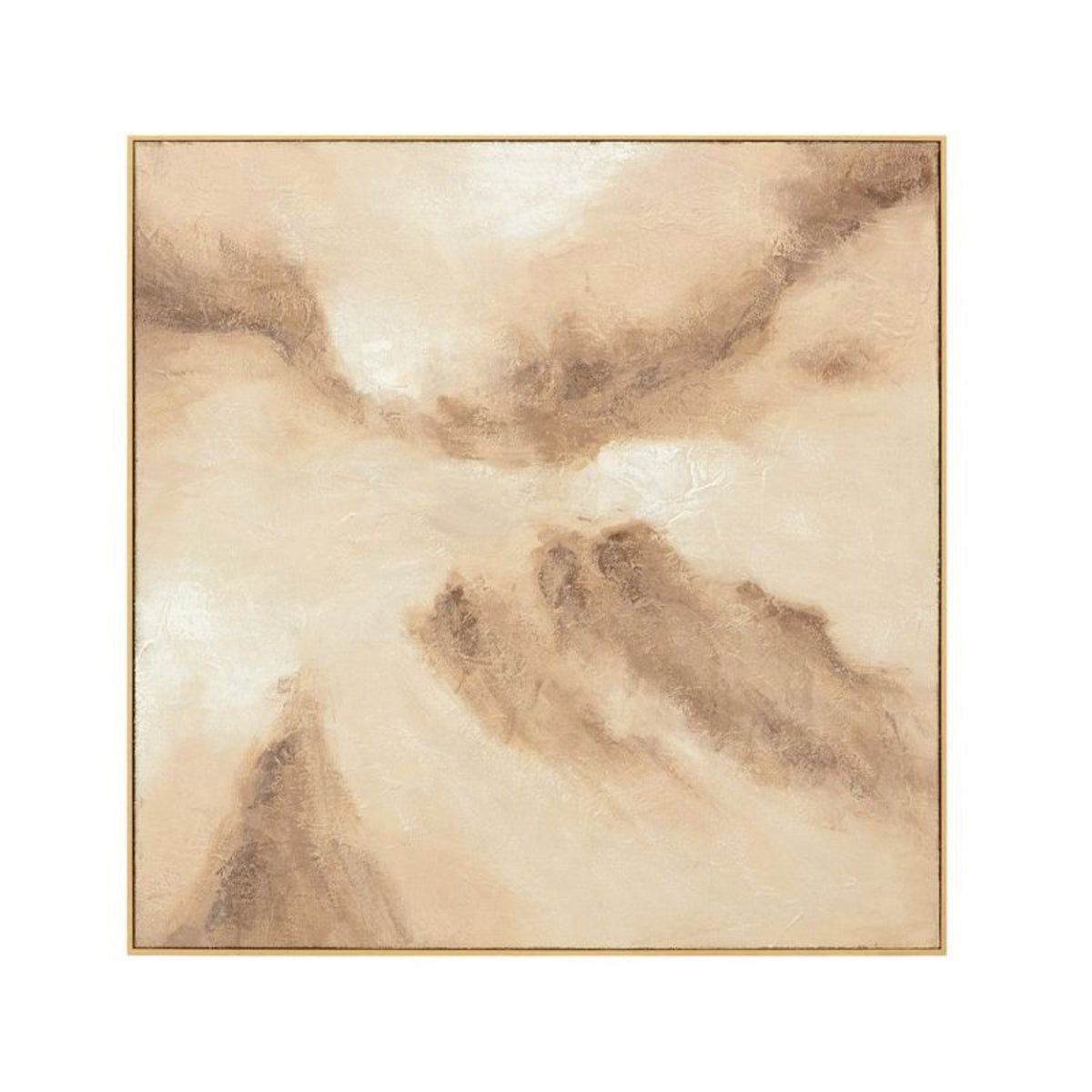 Earth in Motion hand-painted abstract canvas 1 of 5