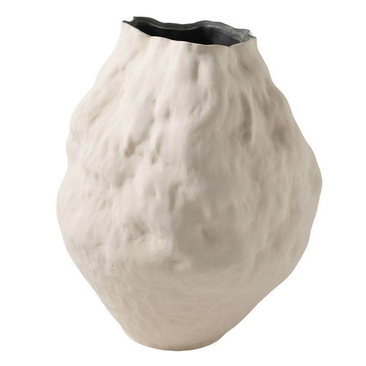 Lunette | Porcelain Vase - White - Mirra Interiors