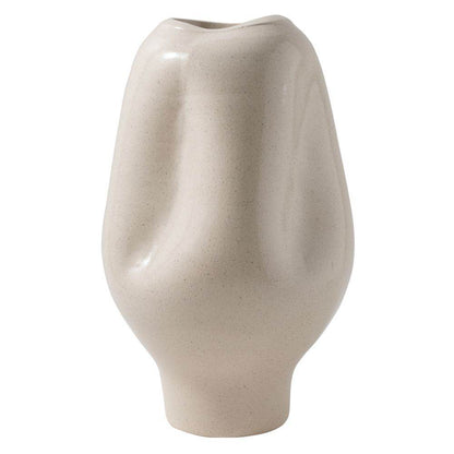 Jessa | Porcelain Vase - White (Large) - Mirra Interiors